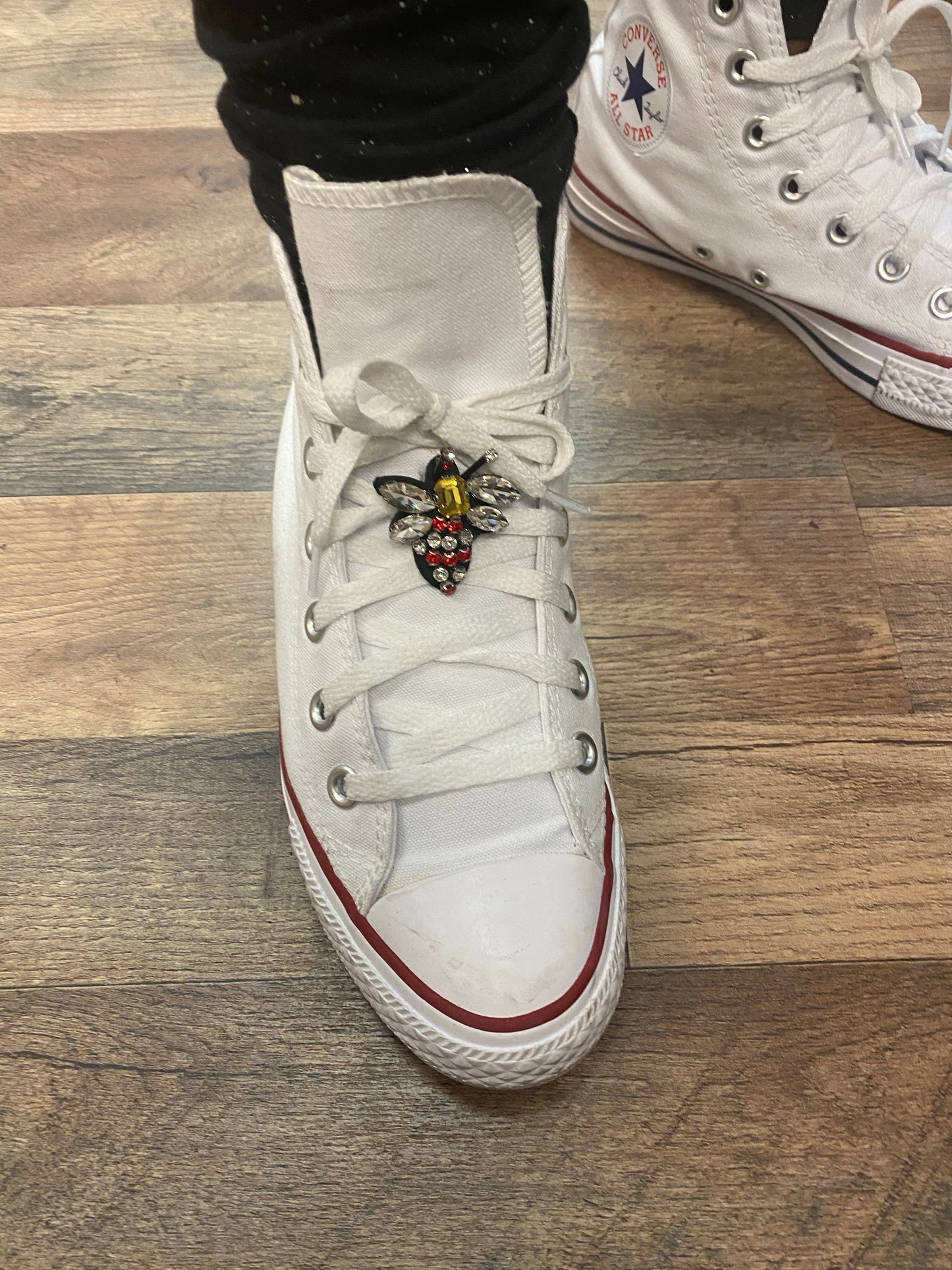 Honey Bee Please Shoe Clips
