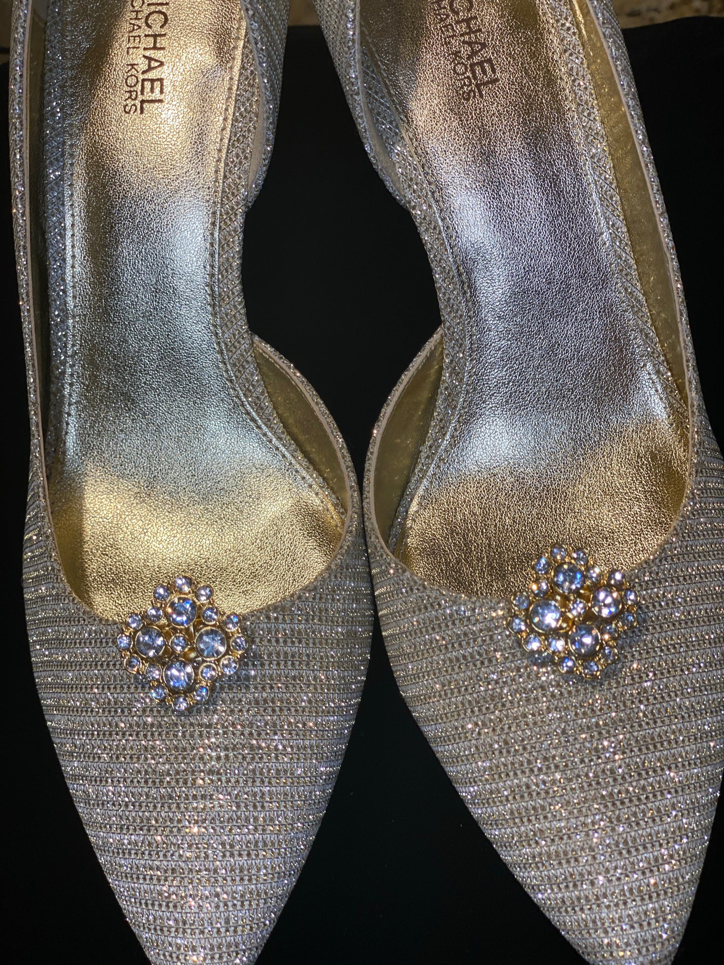 Clover Rhinestones Shoe Clips