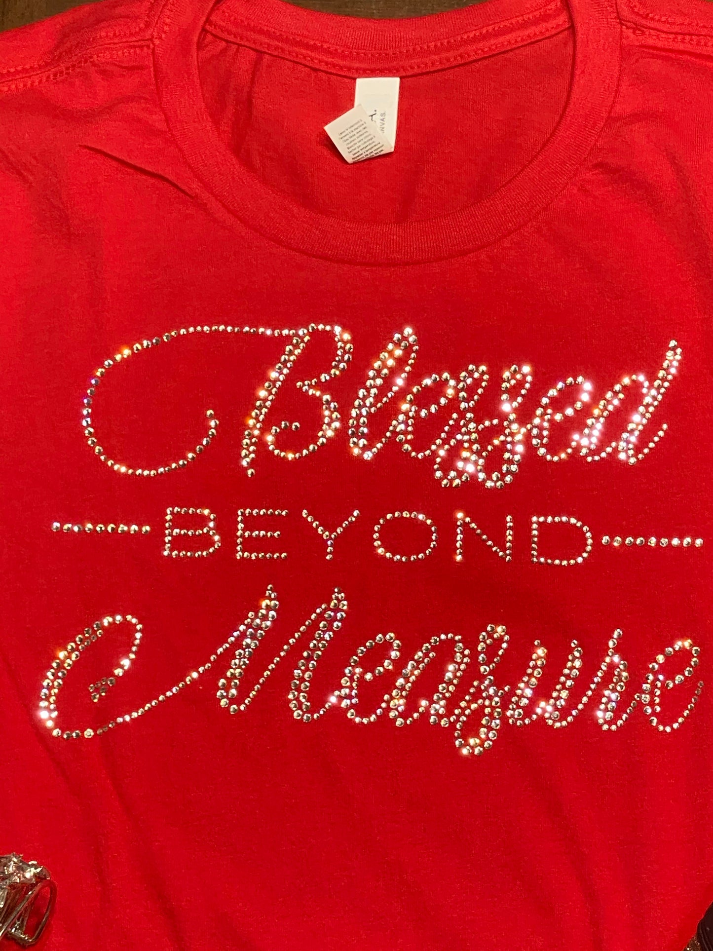 Blessed Beyond Measure Red T-Shirt