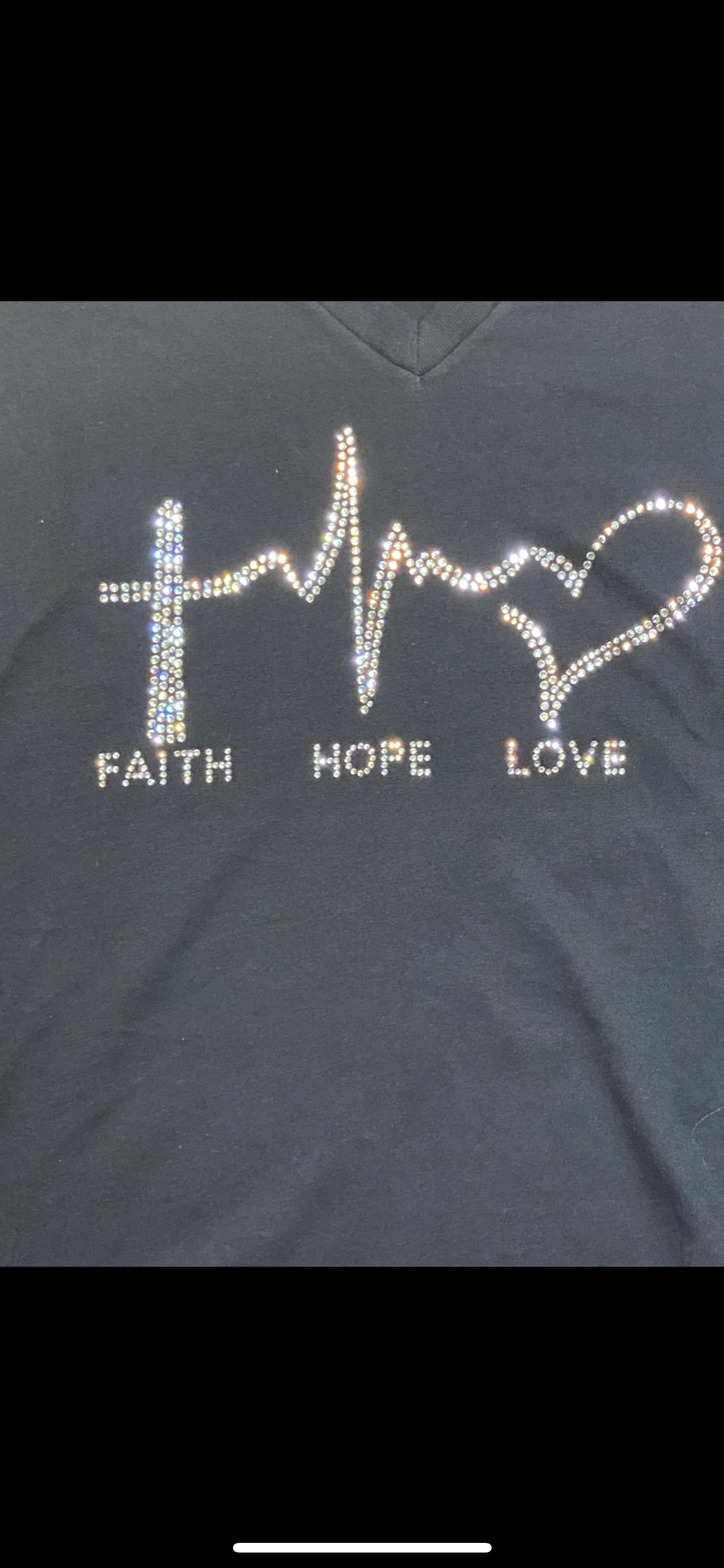 Faith Love Hope EKG T-Shirt