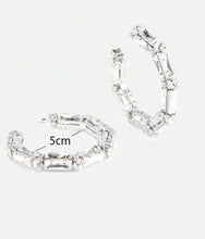 Load image into Gallery viewer, Ariya Crystal Hoop
