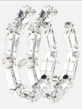 Load image into Gallery viewer, Ariya Crystal Hoop
