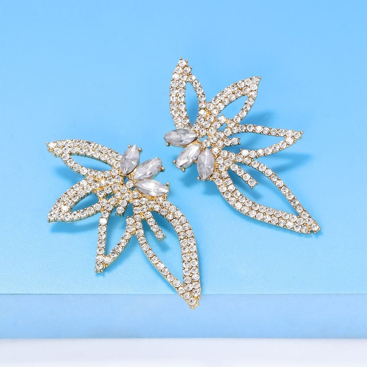 Whimsical Rhinestone Earrings