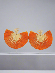 Crown Ivy Fringe Earrings