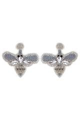 Beaded Bee Earrings