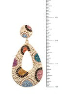 Tyra Teardrop Earrings in Gold