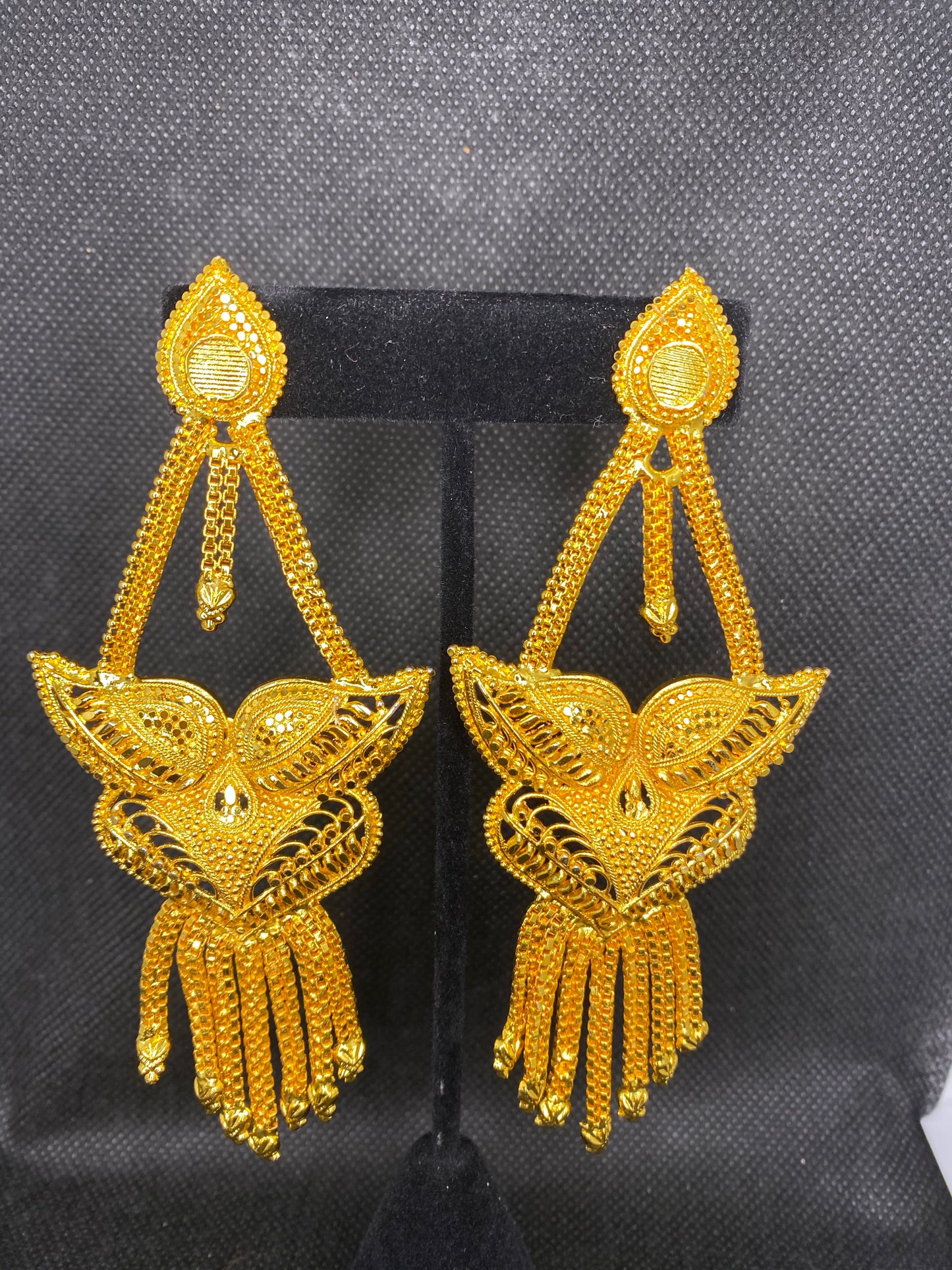 Stacia - 22KT Gold Plated Earrings