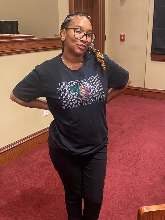 Juneteenth On Repeat Tshirt
