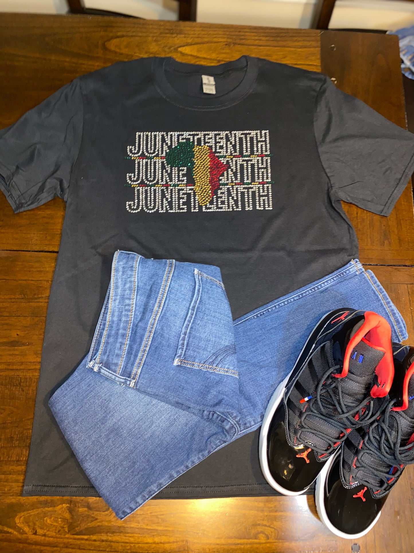 Juneteenth On Repeat Tshirt