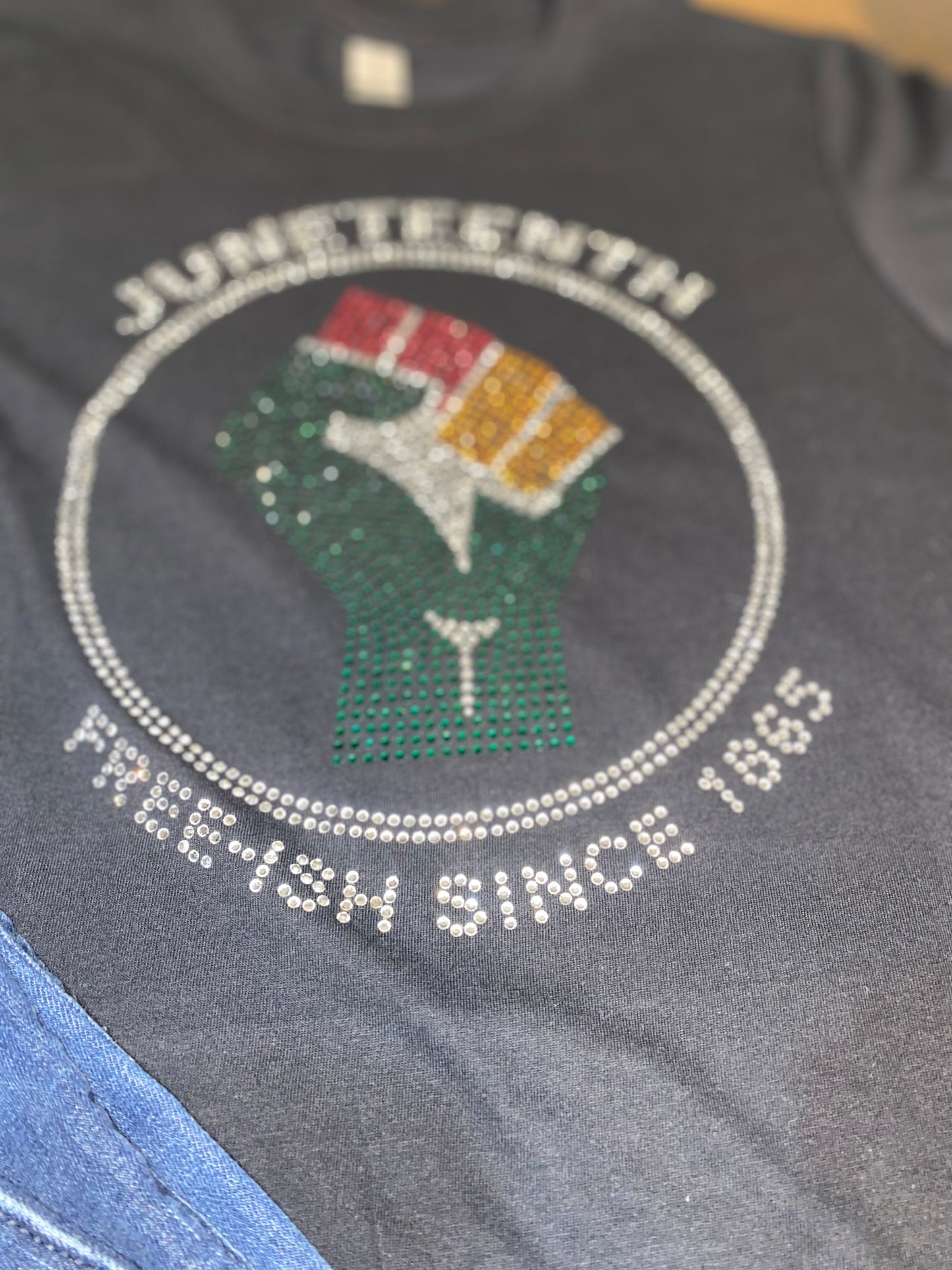 Juneteenth Free-ish  Tshirt - Black