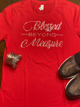 Load image into Gallery viewer, Blessed Beyond Measure Red T-Shirt
