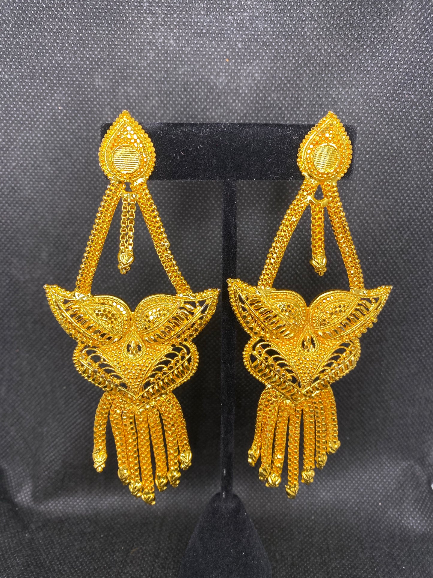 Stacia - 22KT Gold Plated Earrings