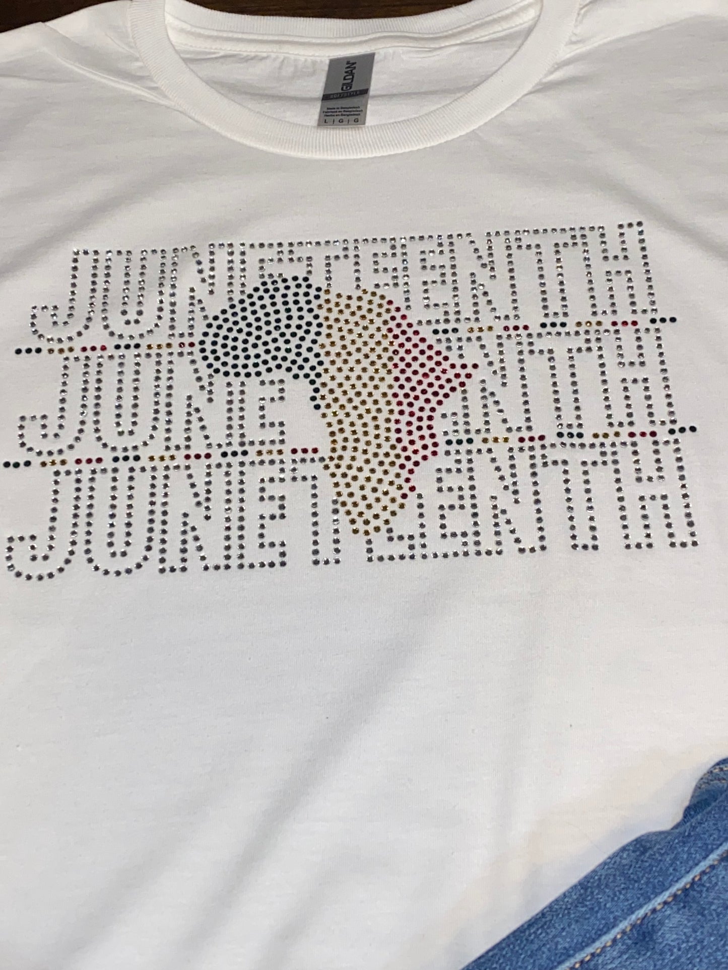 Juneteenth On Repeat Tshirt