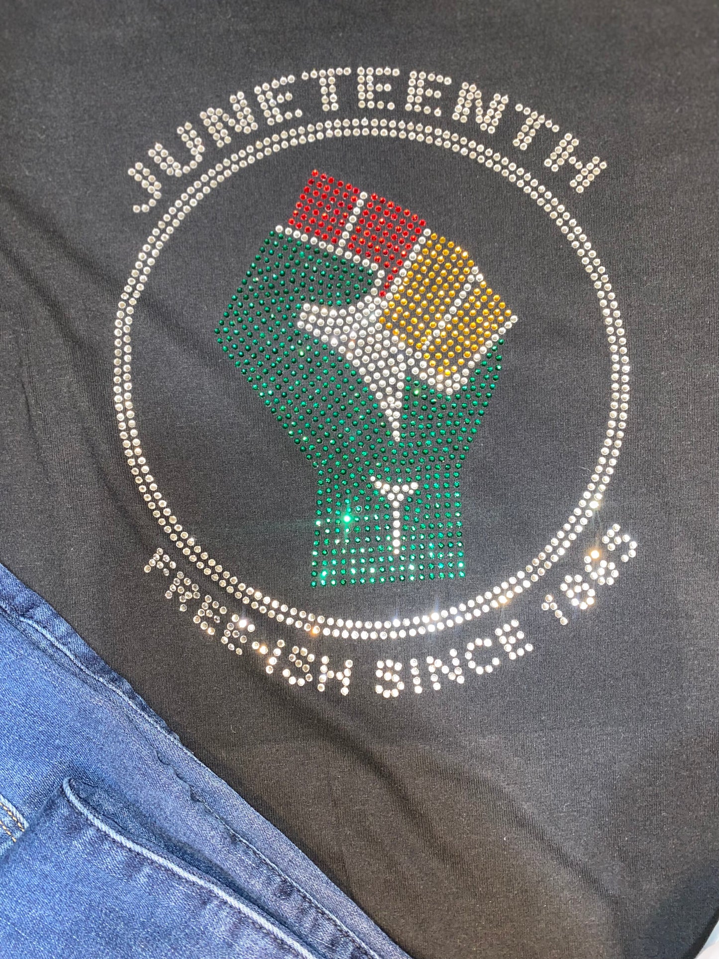 Juneteenth Free-ish  Tshirt - Black