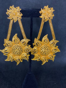 Golden Sunrise - 22KT Gold Plated Earrings