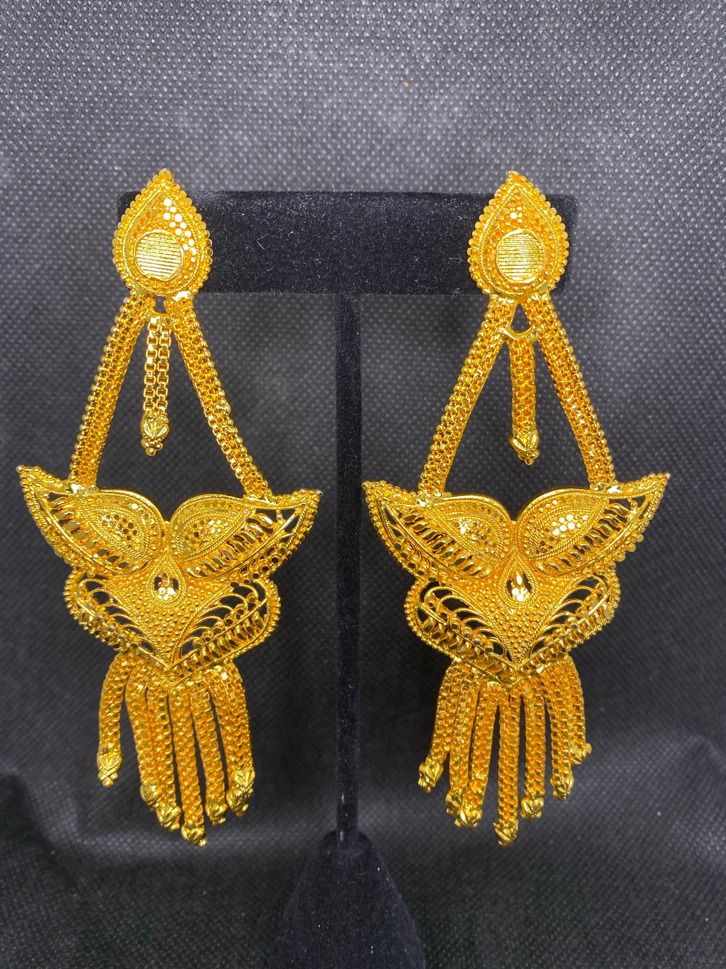 Stacia - 22KT Gold Plated Earrings