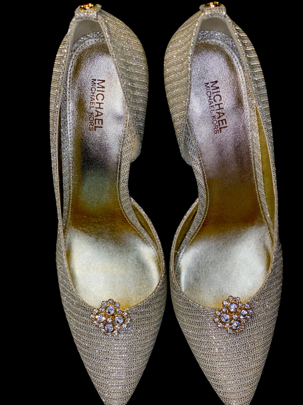 Clover Rhinestones Shoe Clips