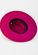 Load image into Gallery viewer, Rache Leather Trimmed Fedora
