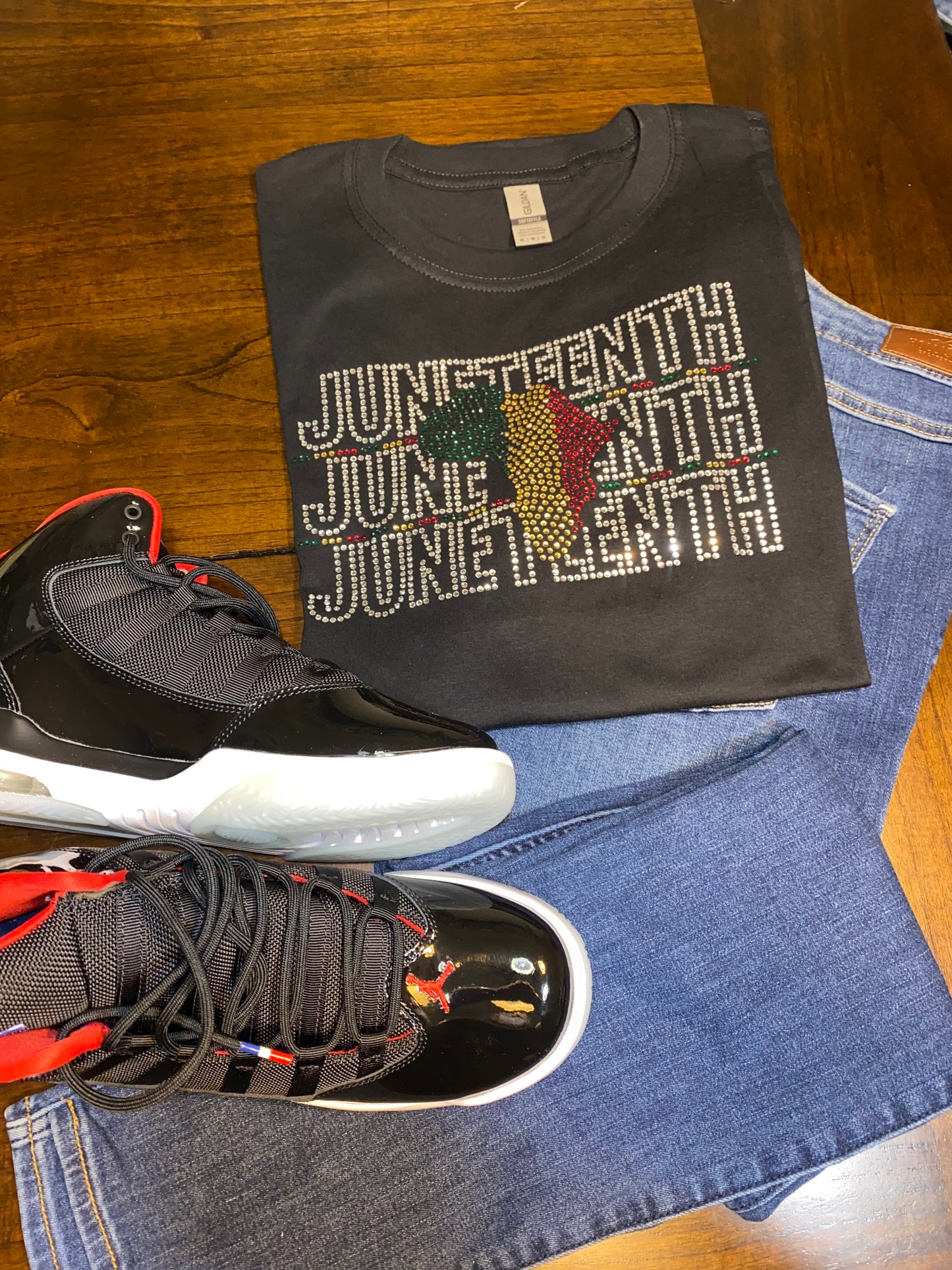 Juneteenth On Repeat Tshirt