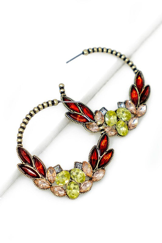 Nivea Wing Shape Hoop Earrings